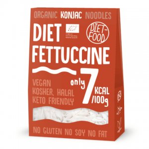 Ekologiški Shirataki Konjac makaronai Fettuccine Diet food, 385 g
